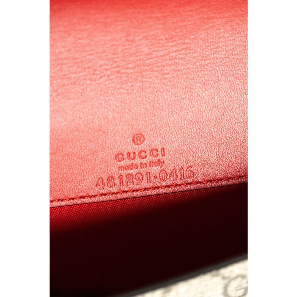 Gucci GG Supreme Monogram Mini Cherry Chain Bag - Picture 7 of 8